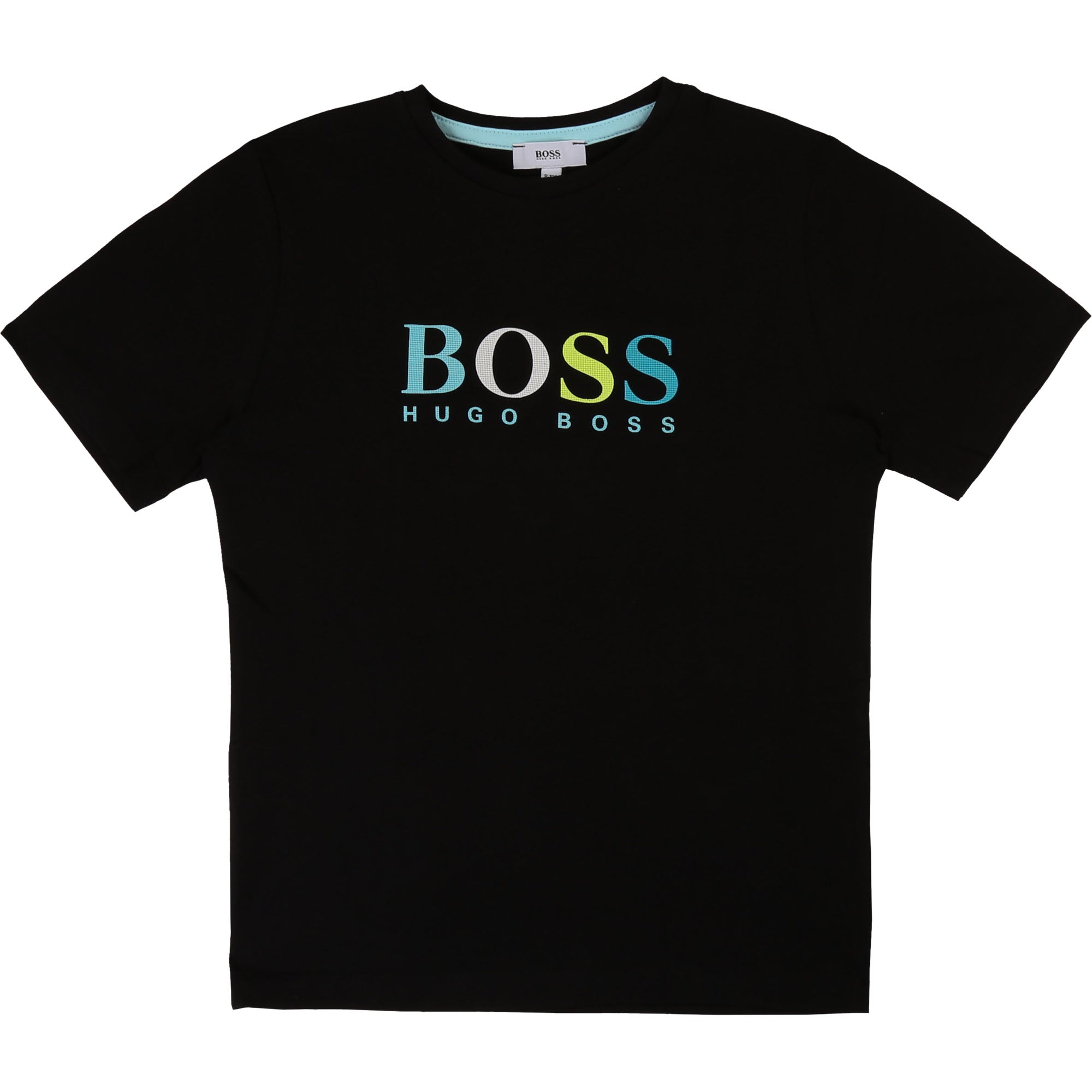 Boys Black Cotton T-shirt