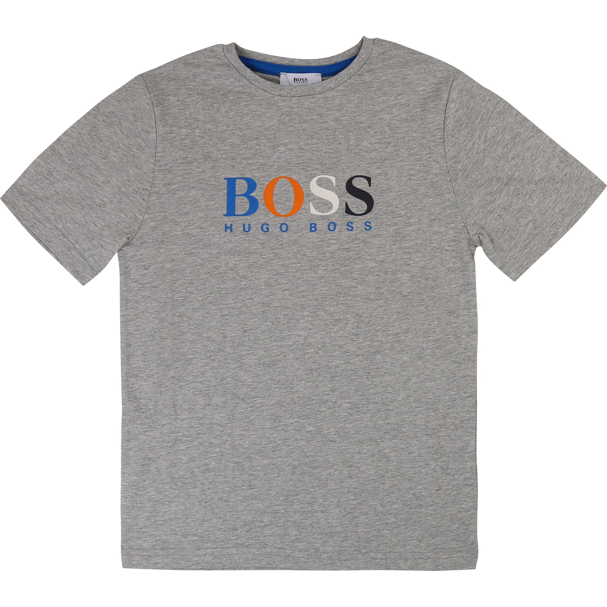 Boys Grey Cotton T-shirt