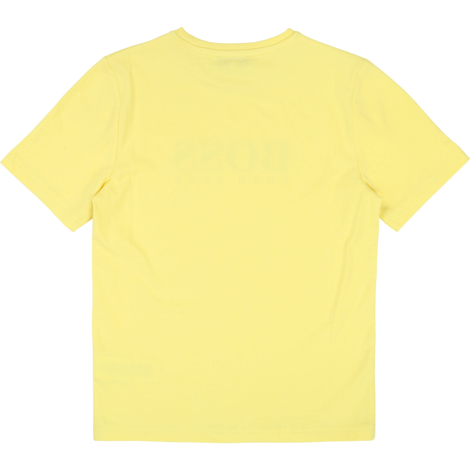 Boys Yellow Cotton T-shirt