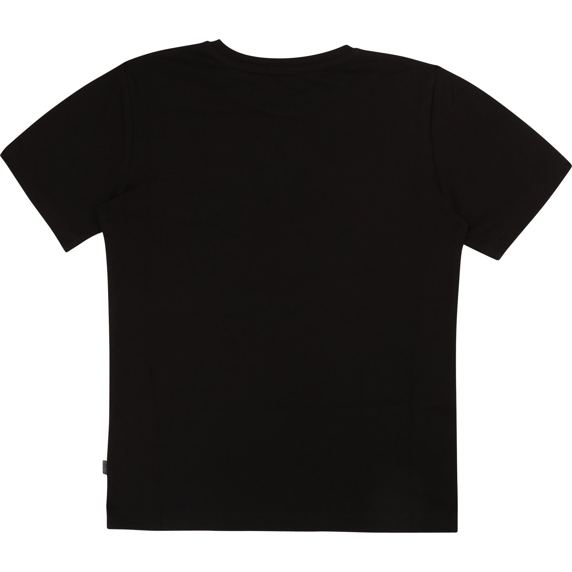 Boys Black Cotton T-shirt