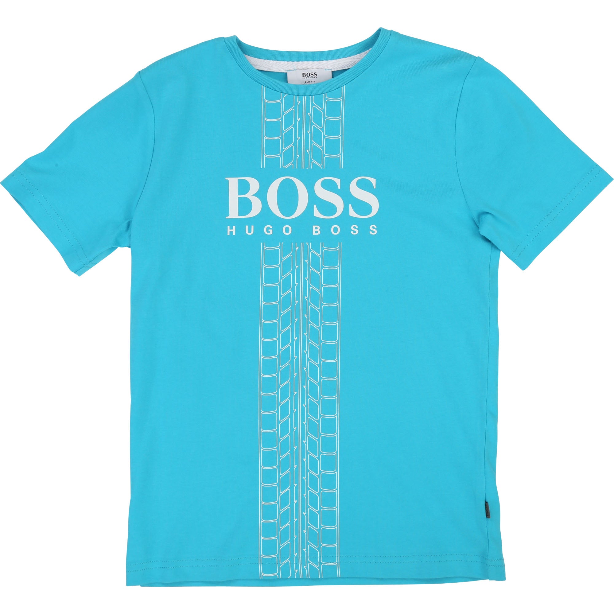 Boys Sky Blue Cotton T-shirt