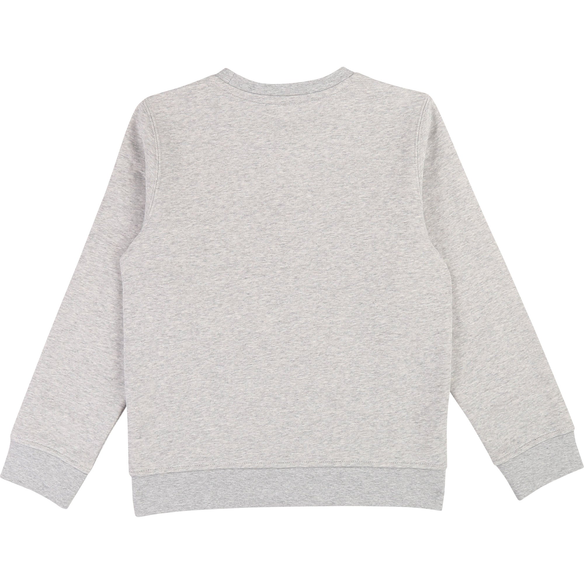 Boys Grey Logo Cotton Sweater