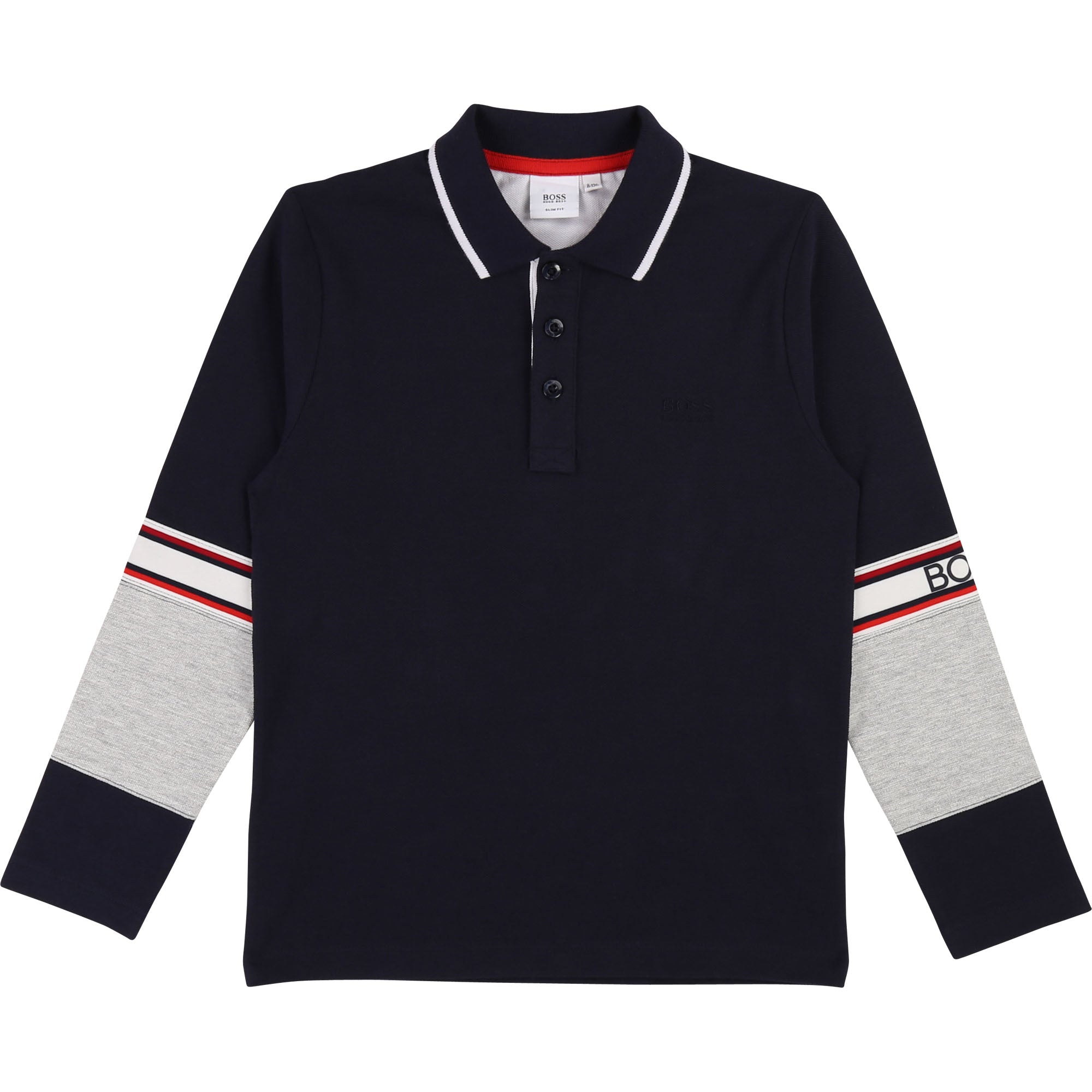 Boys Blue Cotton Polo Shirt