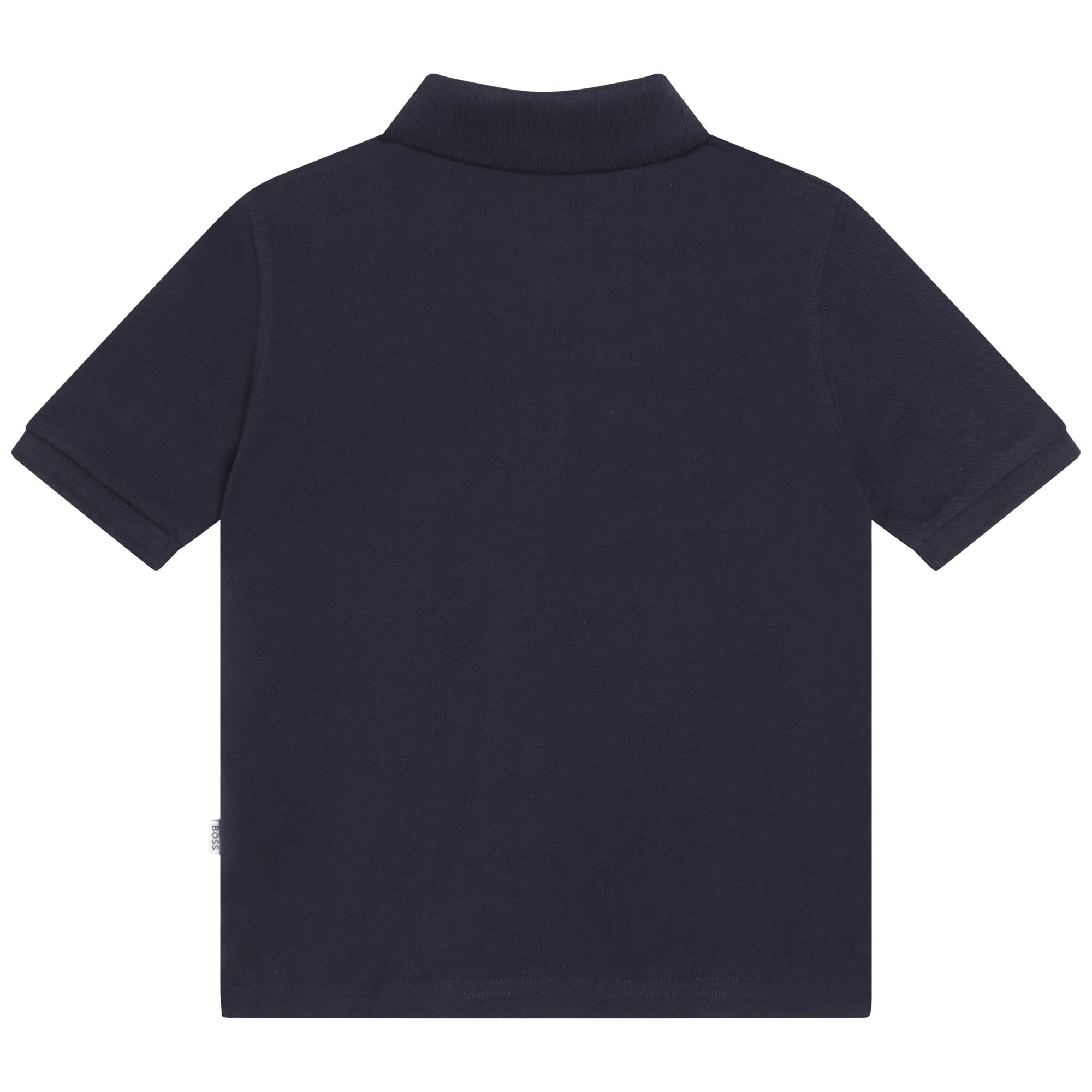 Boys Blue Cotton Polo Shirt