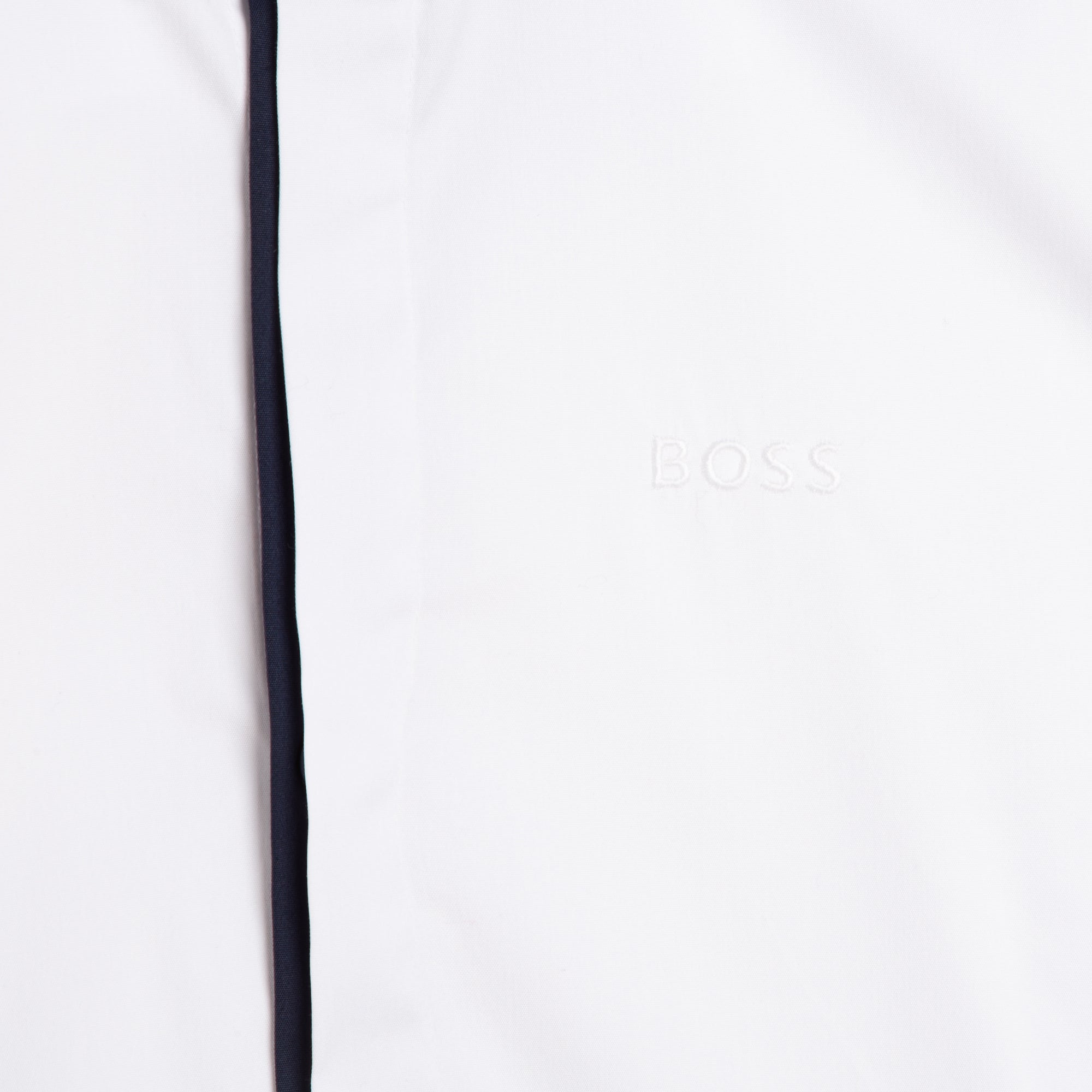 Boys White Cotton Shirt