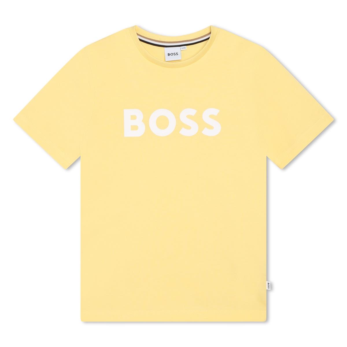 Boys Yellow Logo T-Shirt