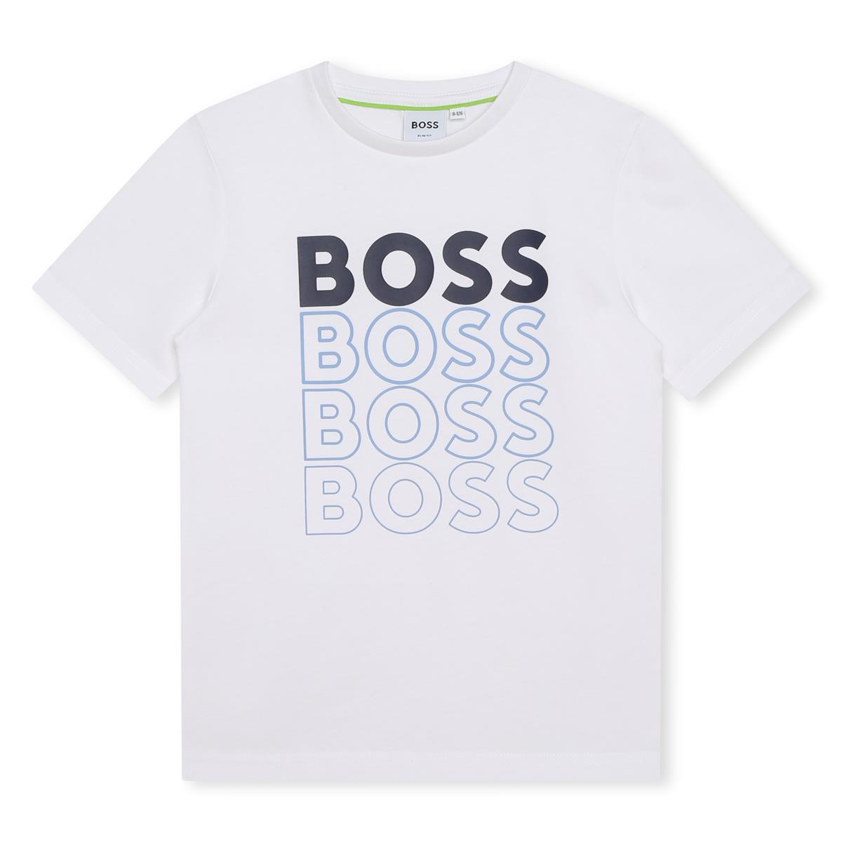 Boys White Logo T-Shirt