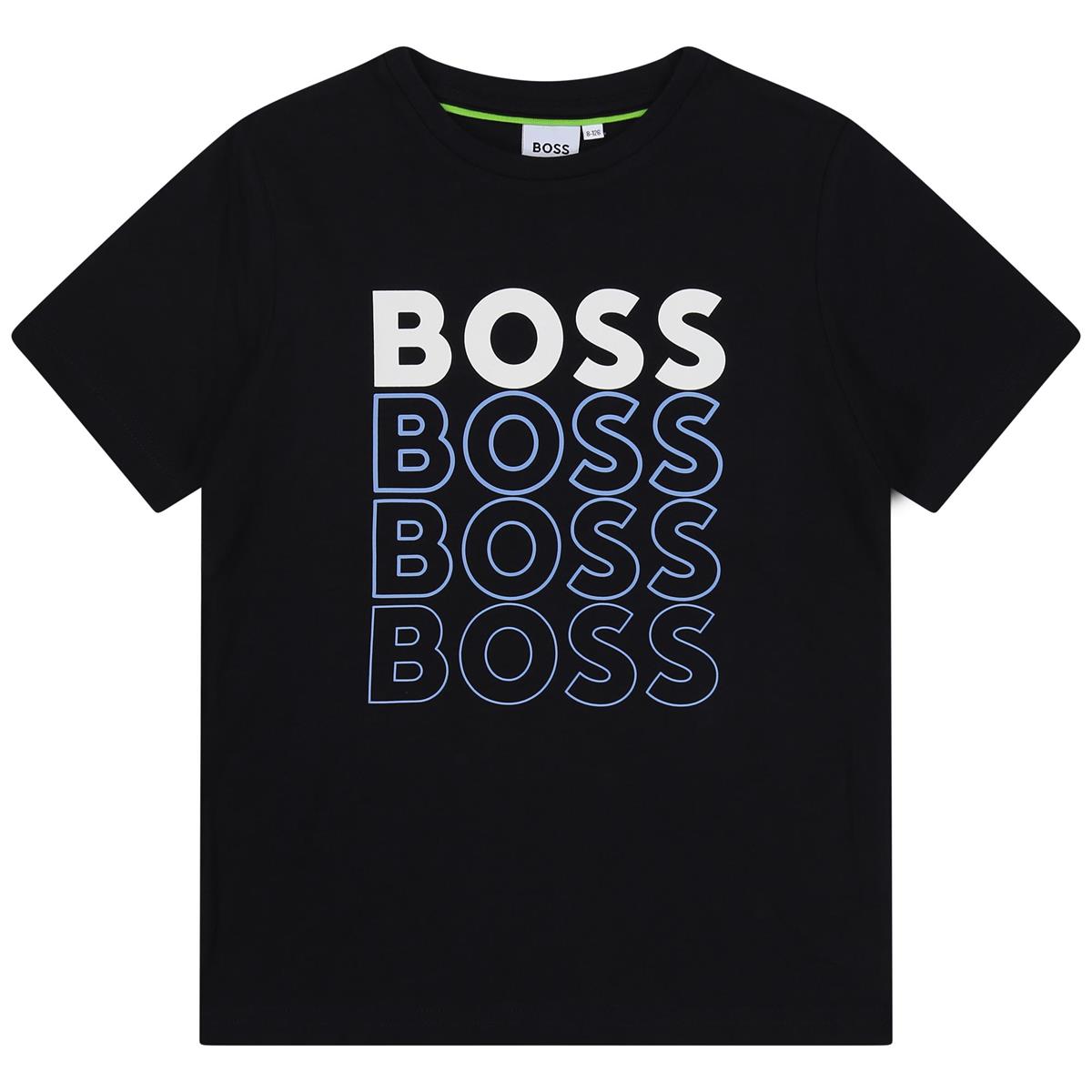 Boys Navy Logo T-Shirt