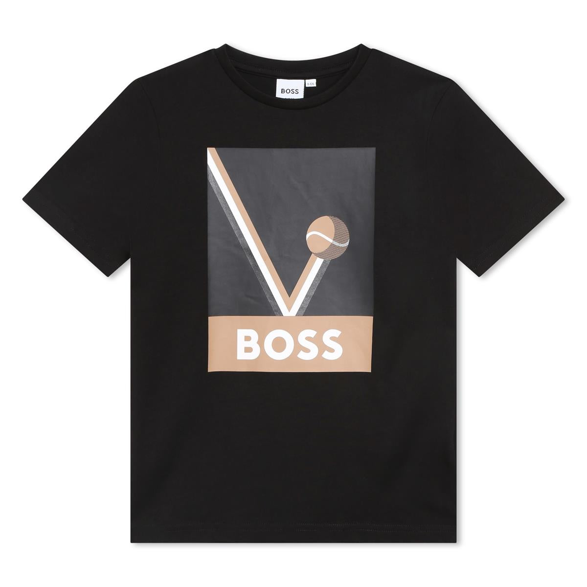 Boys Black Logo T-Shirt