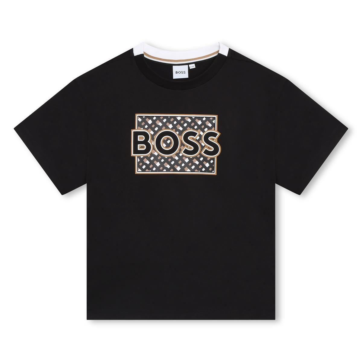 Boys Black Logo T-Shirt