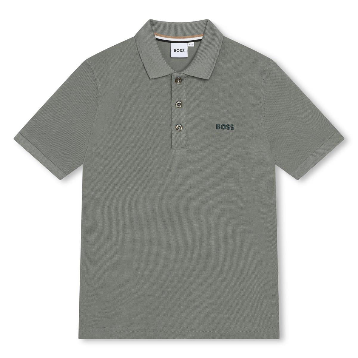 Boys Dark Green Polo Shirt