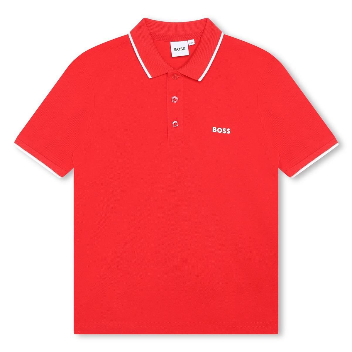 Boys Red Polo Shirt