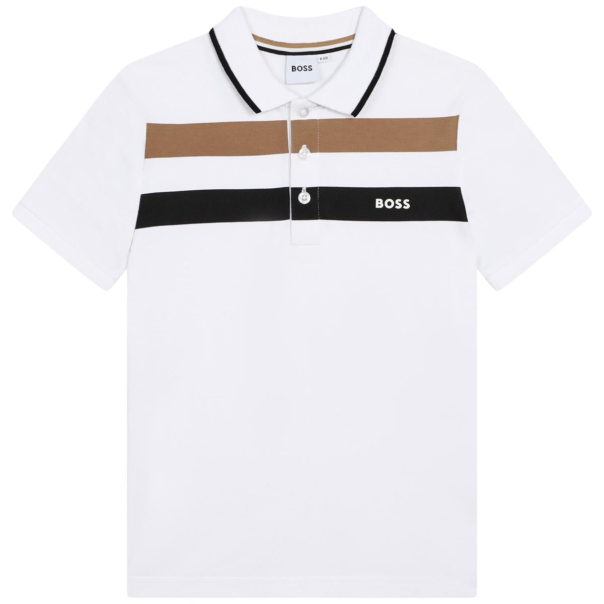 Boys White Polo Shirt