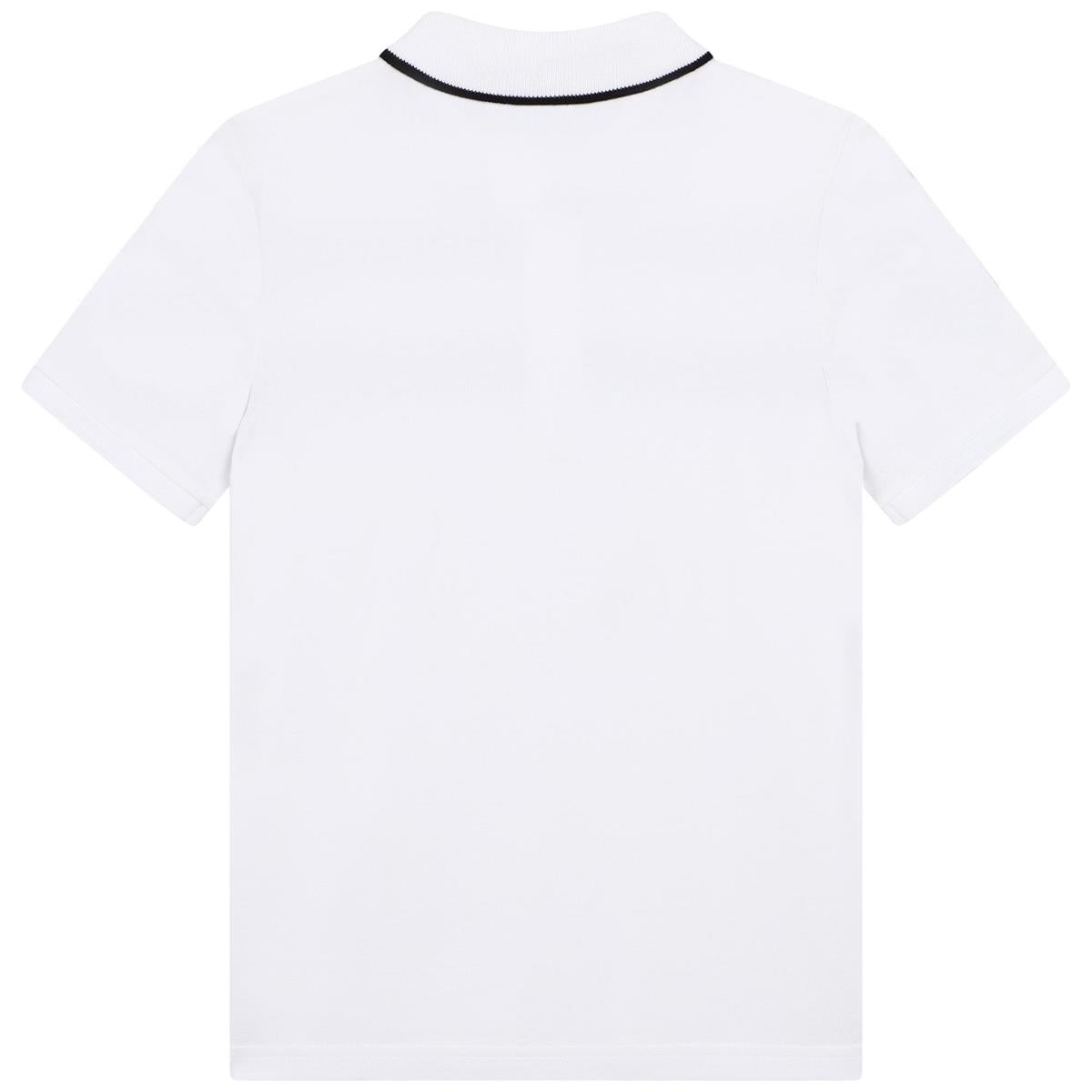 Boys White Polo Shirt