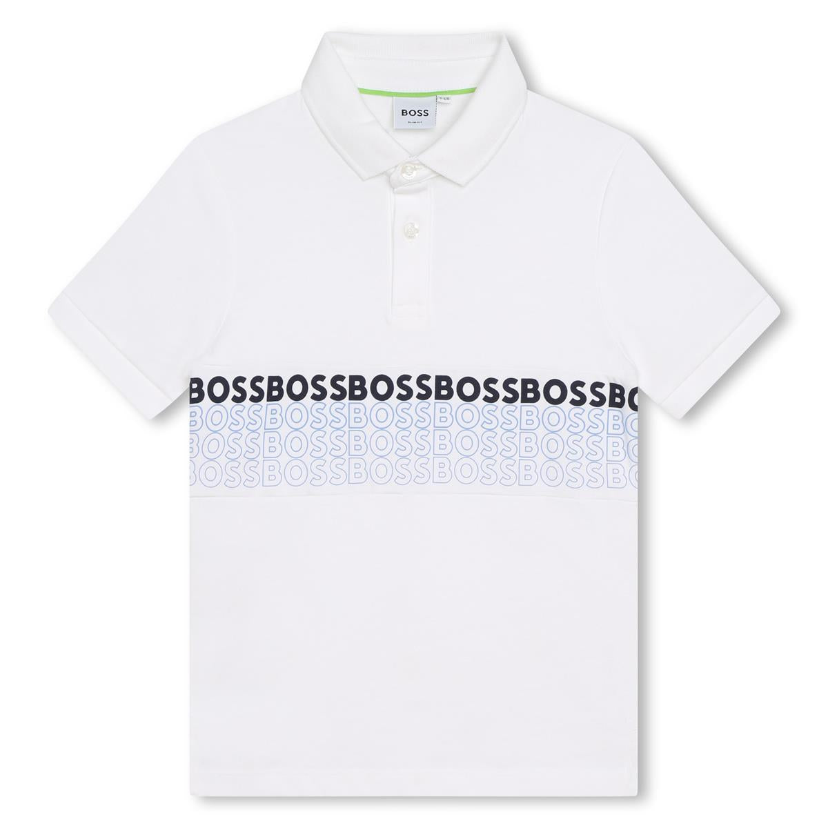 Boys White Polo Shirt