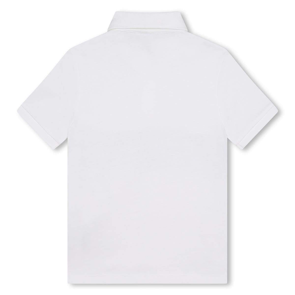 Boys White Polo Shirt