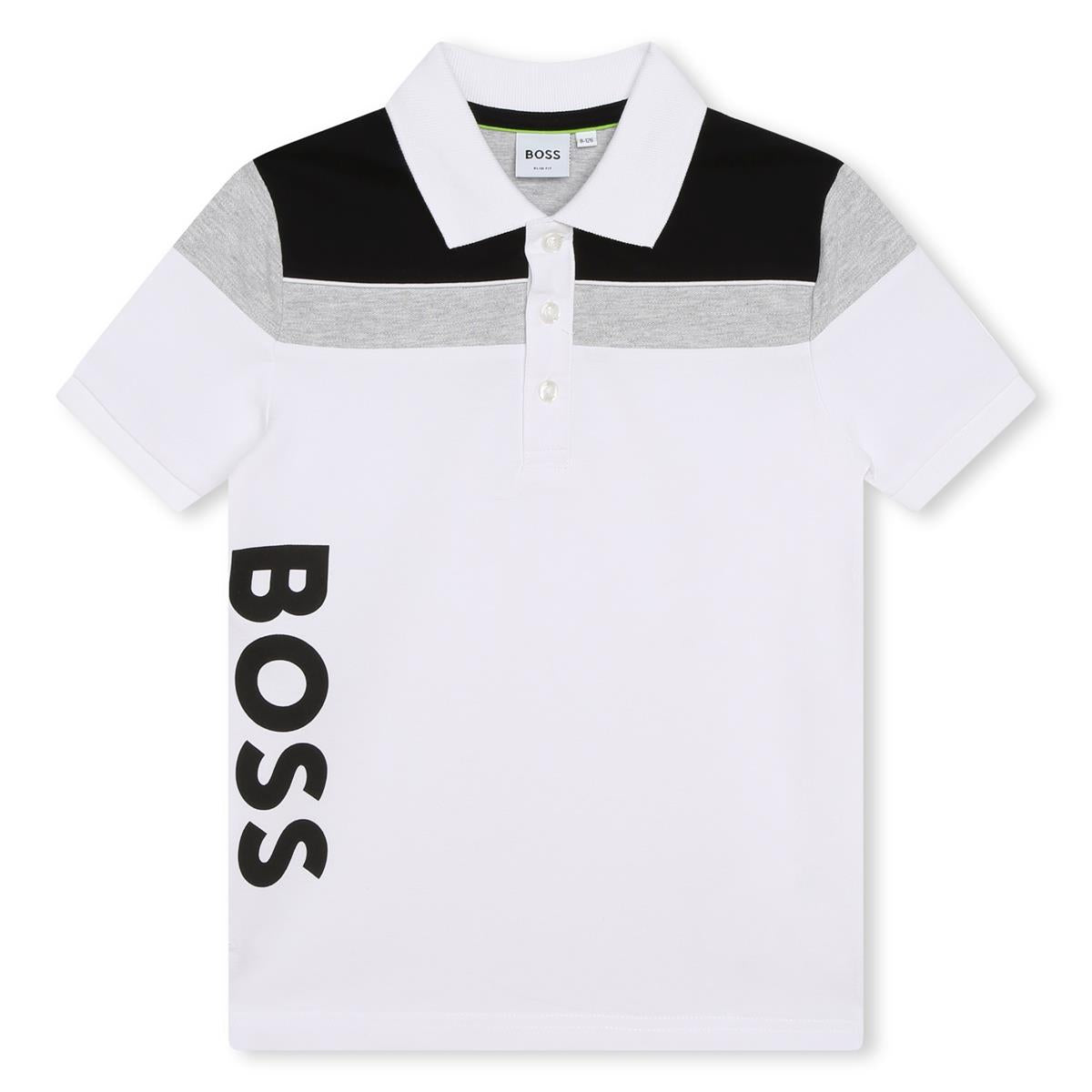 Boys White Polo Shirt