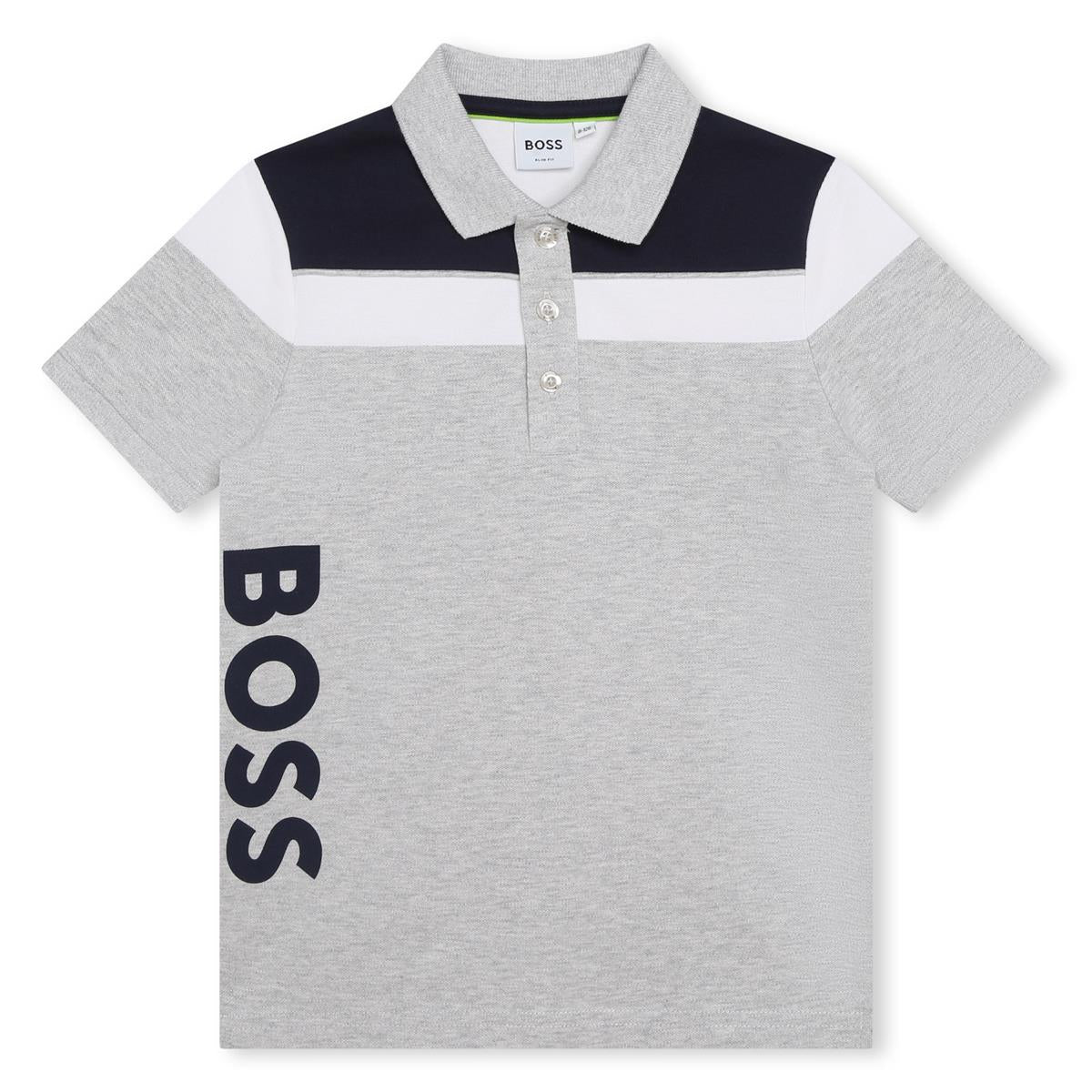 Boys Grey Polo Shirt