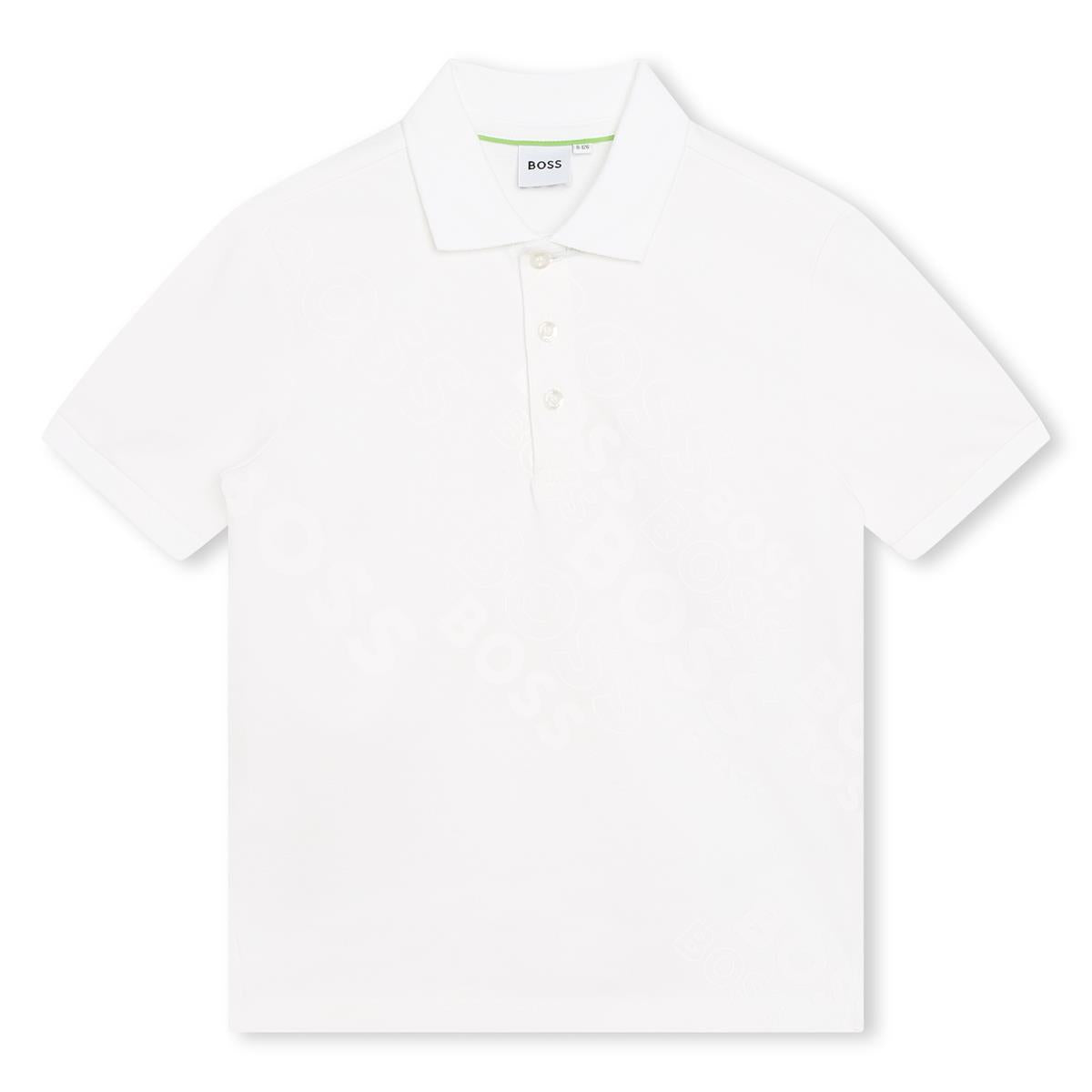 Boys White Polo Shirt