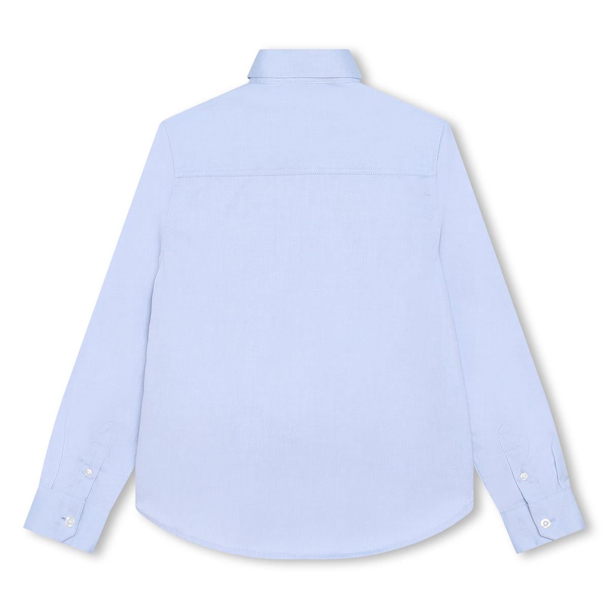 Boys Blue Cotton Shirt