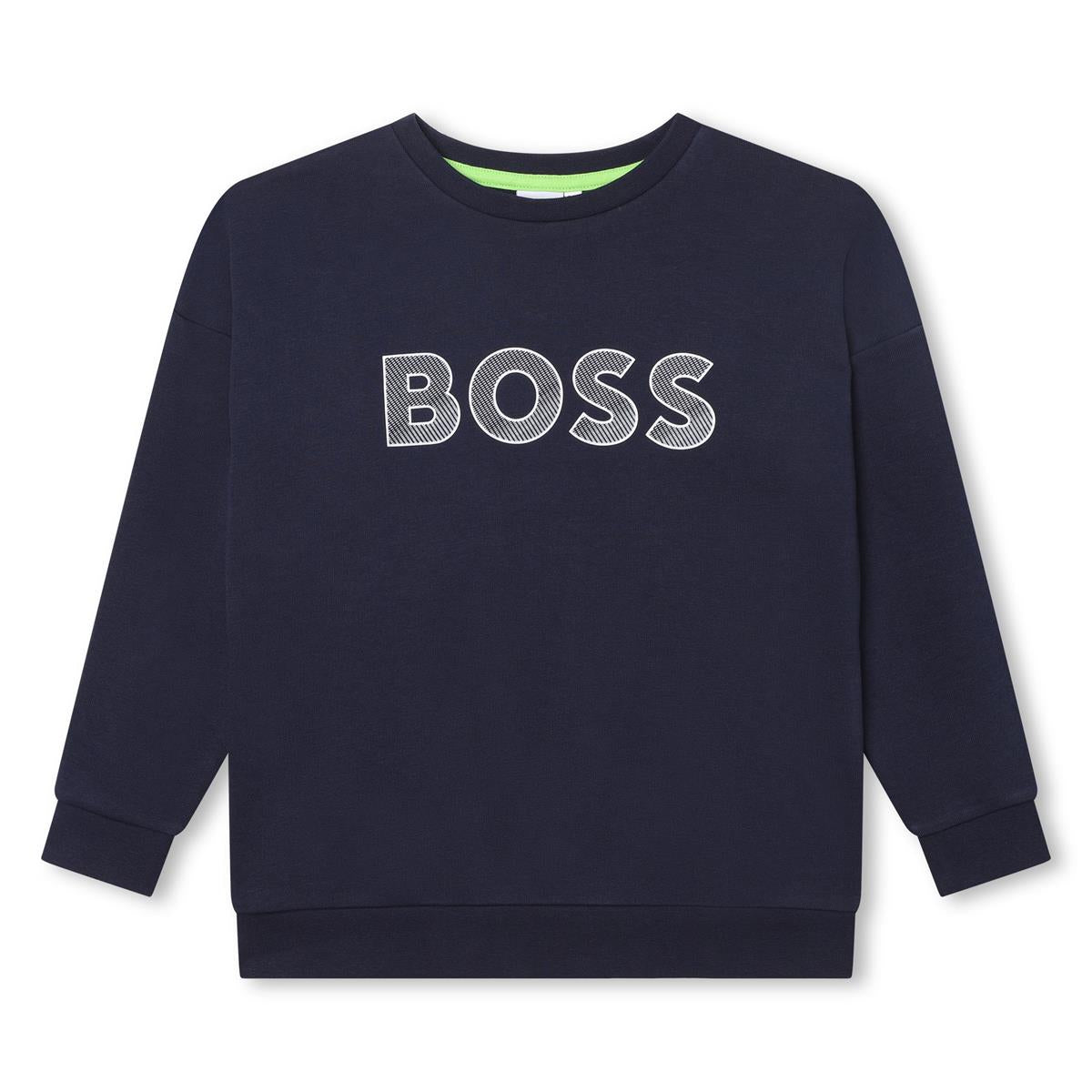 Boys Blue Logo Sweatshirt
