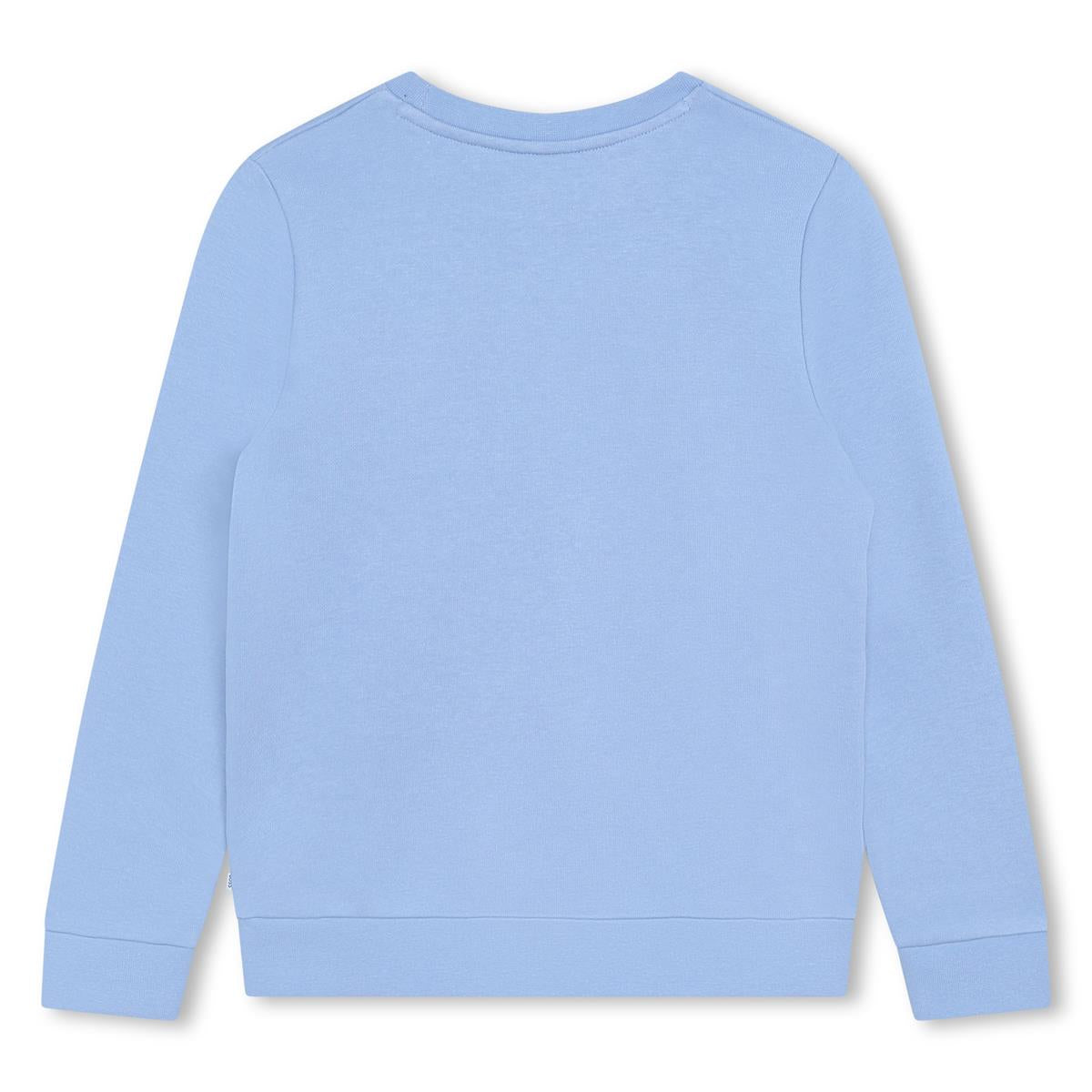 Boys Light Blue Logo Sweatshirt