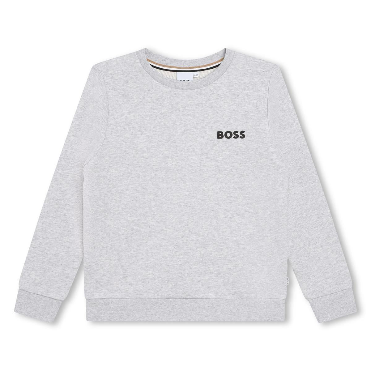 Boys Grey Logo Sweatshirt