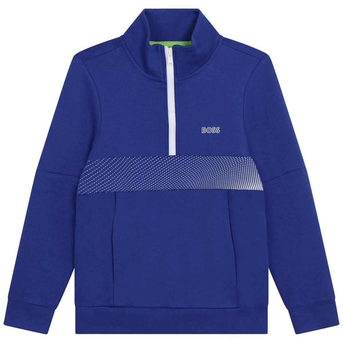 Boys Blue Logo Sweatshirt