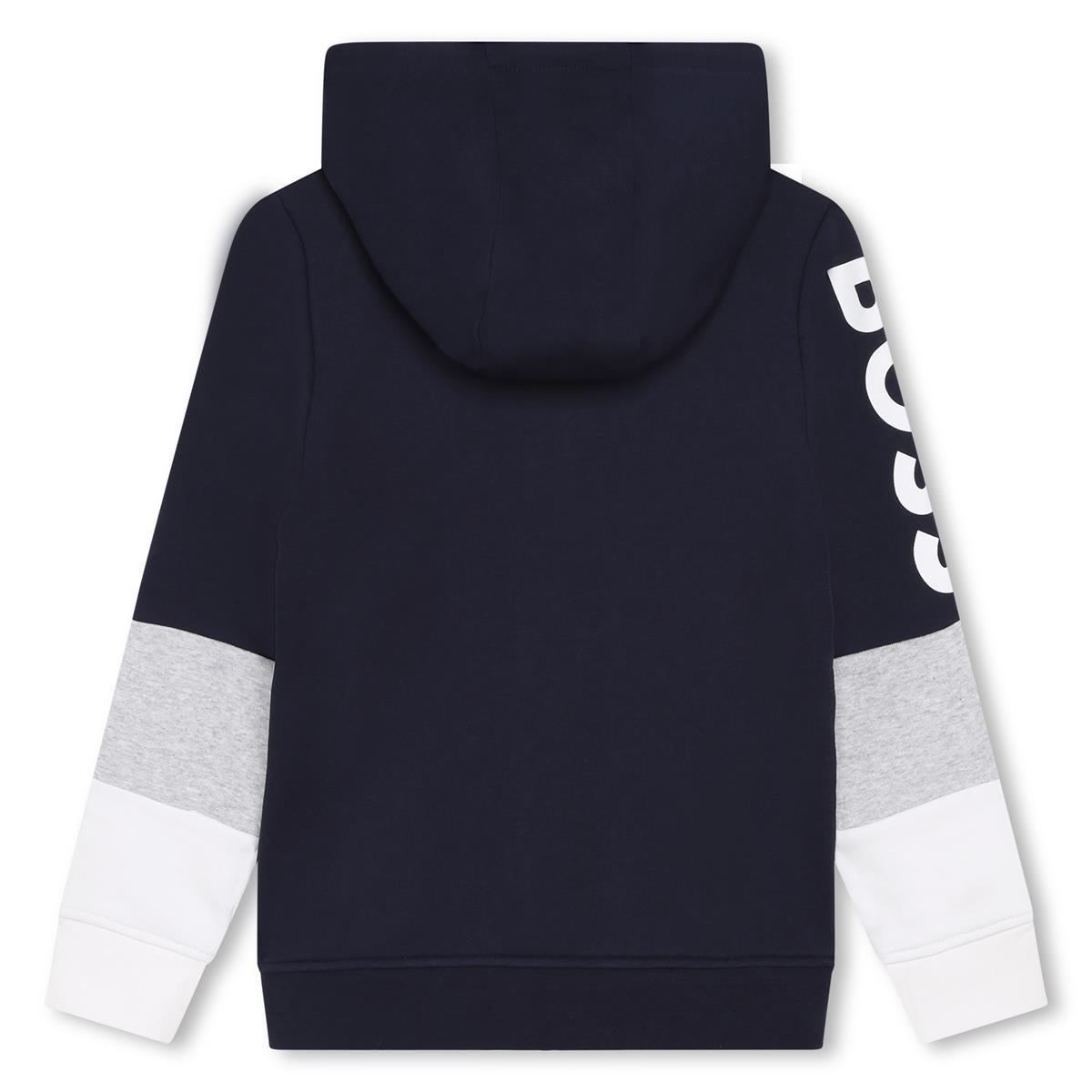 Boys Blue Zip-Up Top