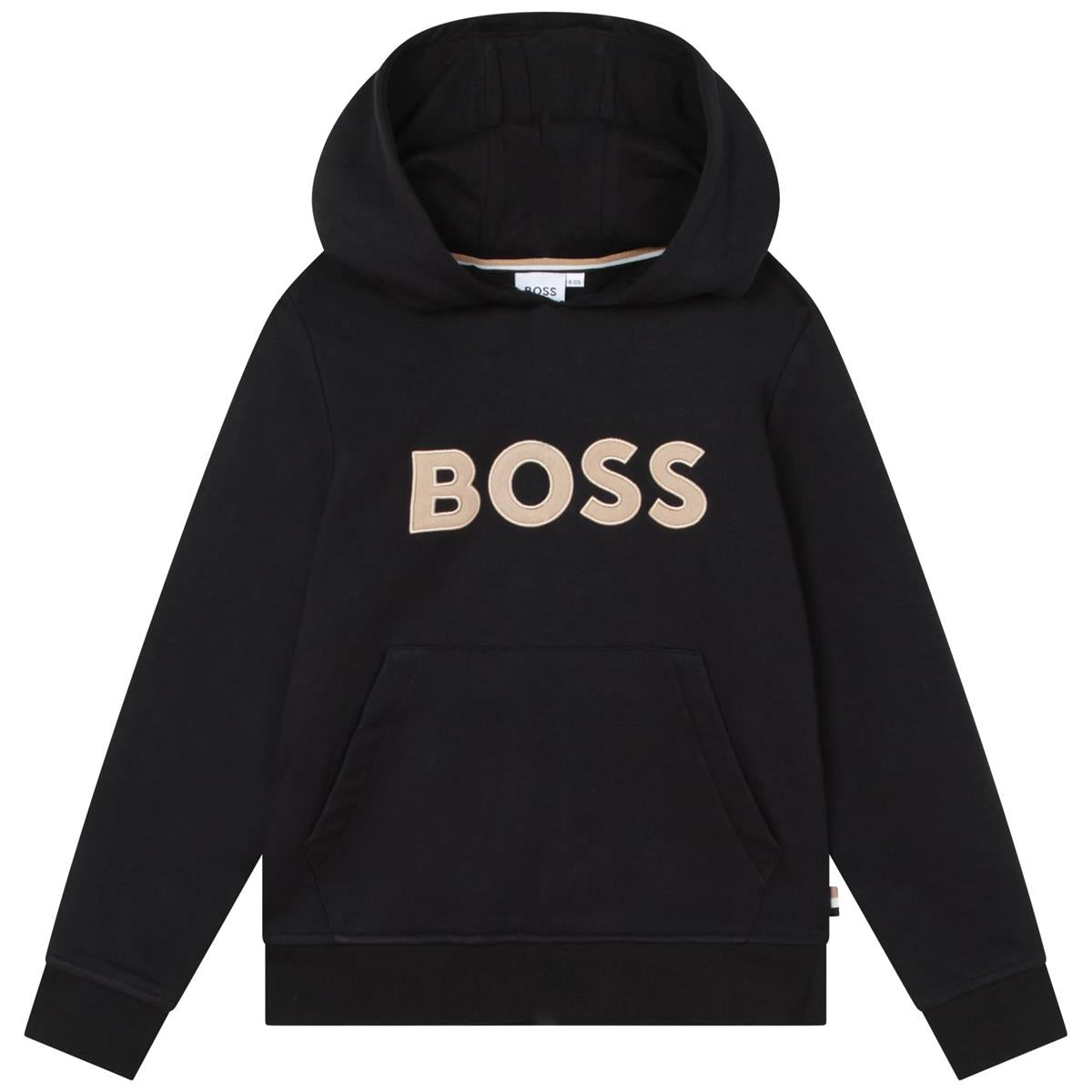 Boys & Girls Black Hooded Sweatshirt