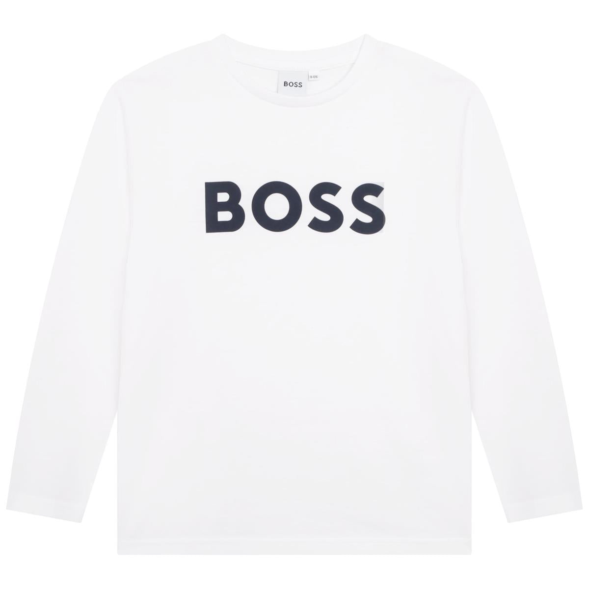 Boys Boys White Logo T-Shirt