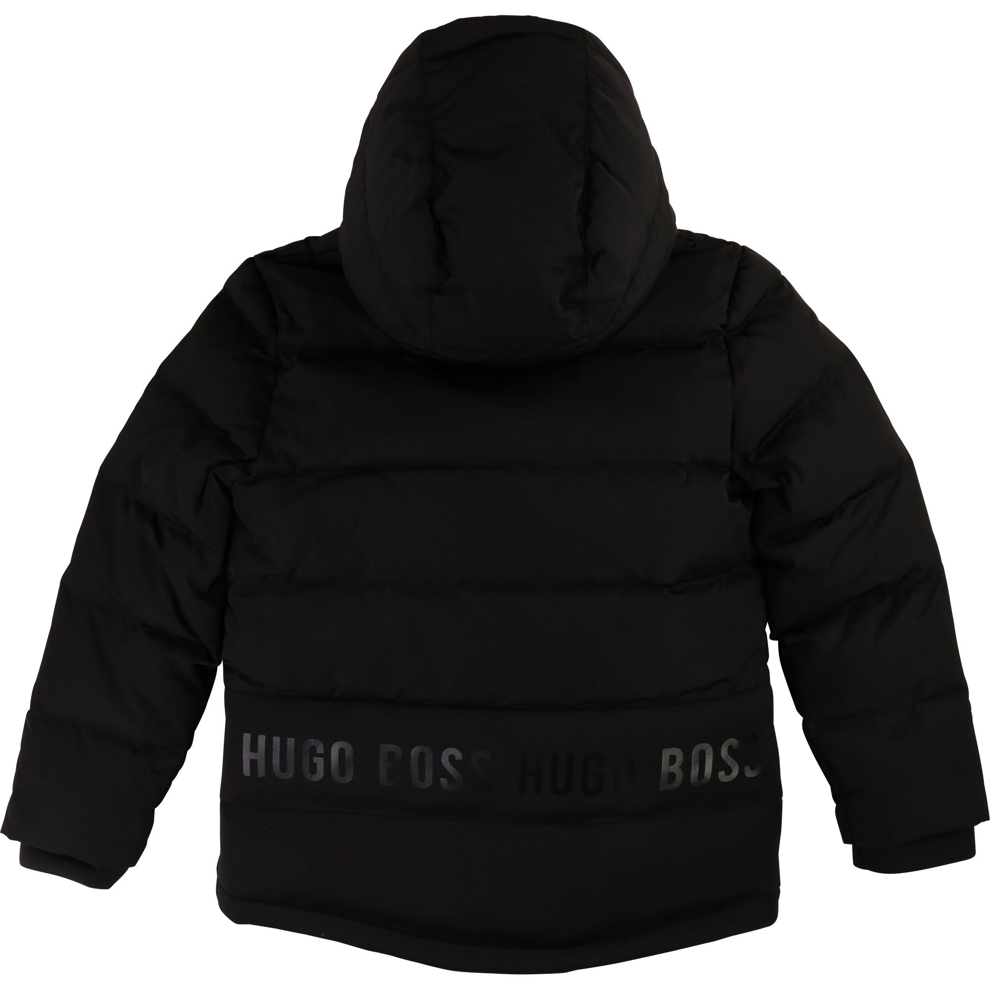 Boys Black Padded Down Coat