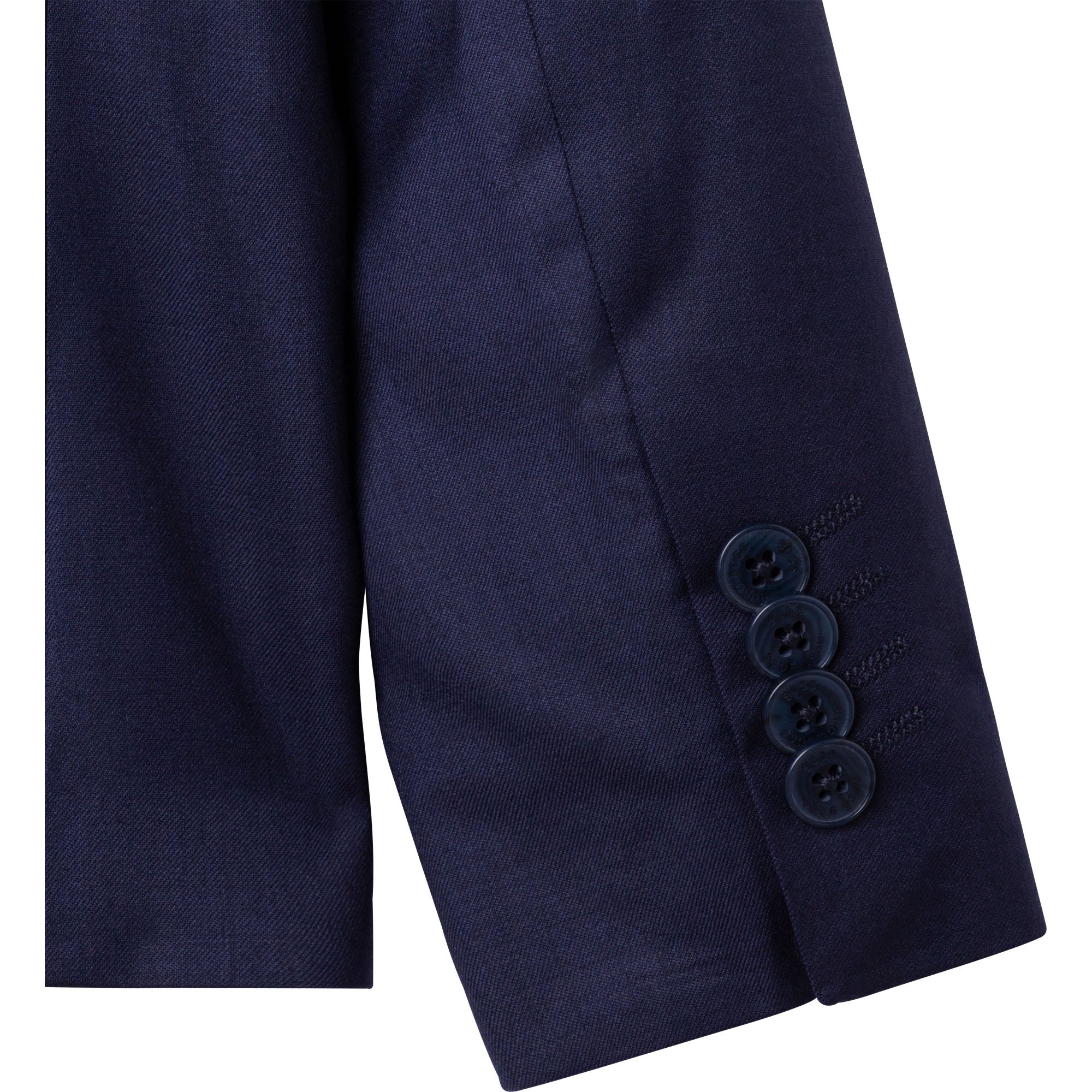 Boys Dark Blue Wool Suit Coat