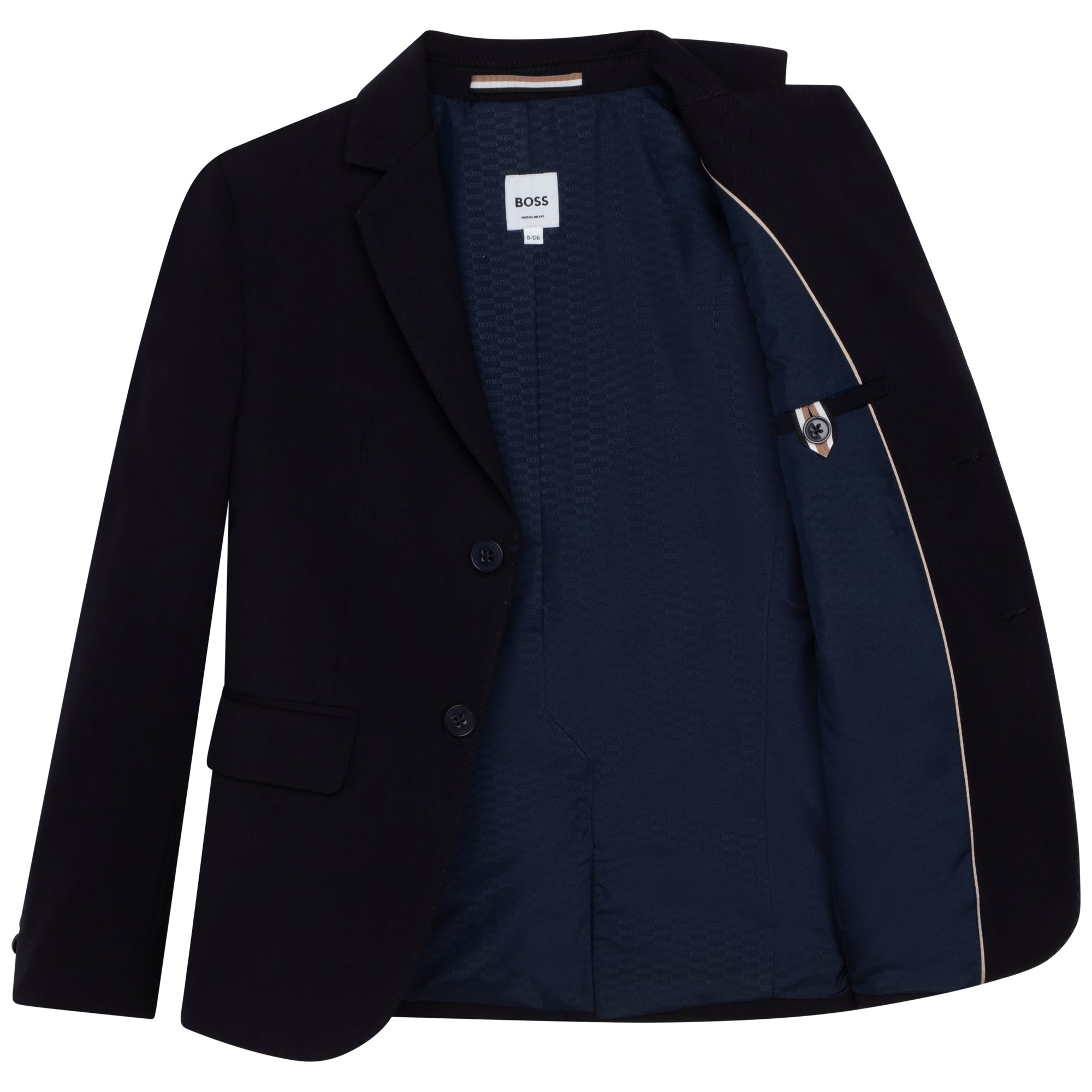 Boys Navy Suit Coat
