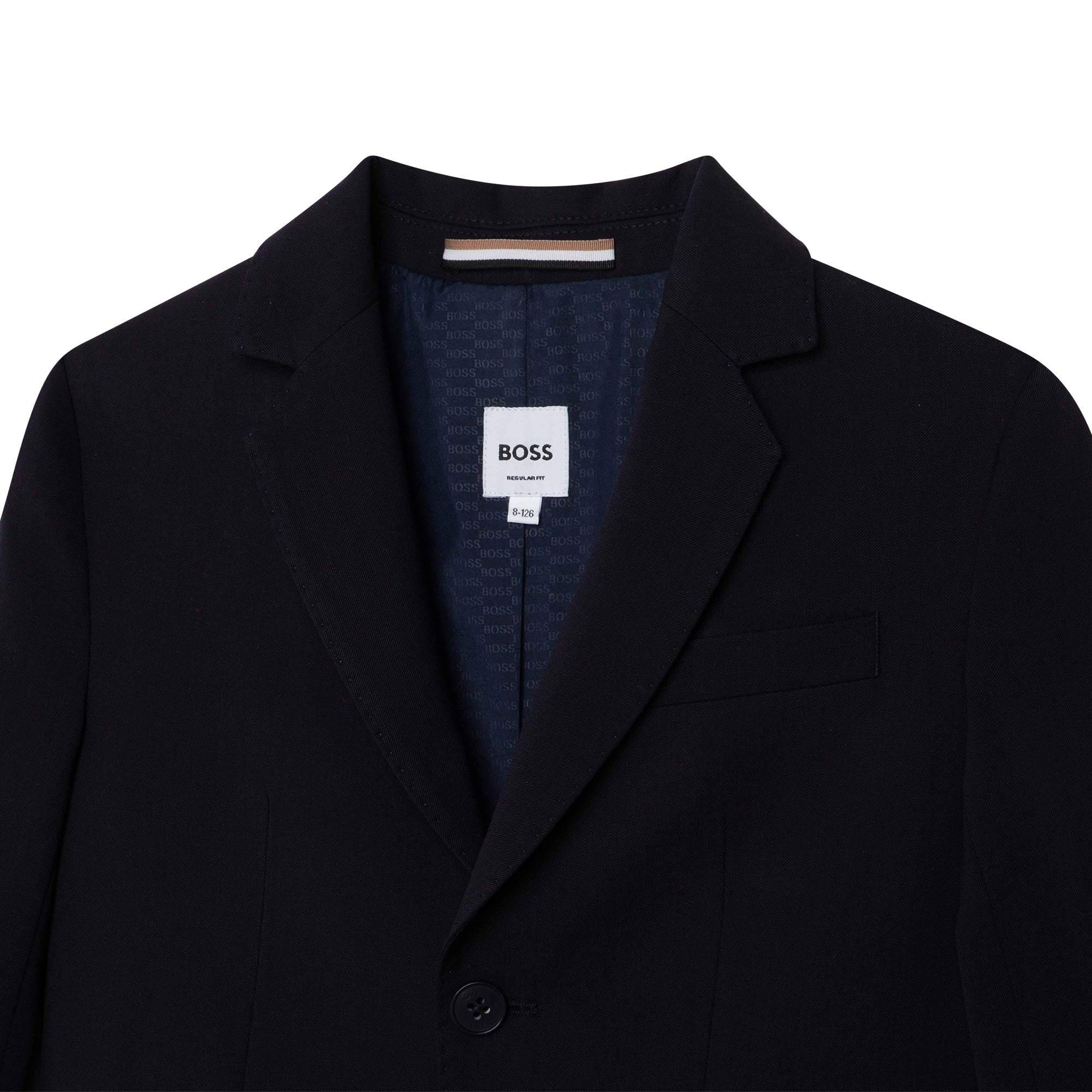Boys Navy Suit Coat