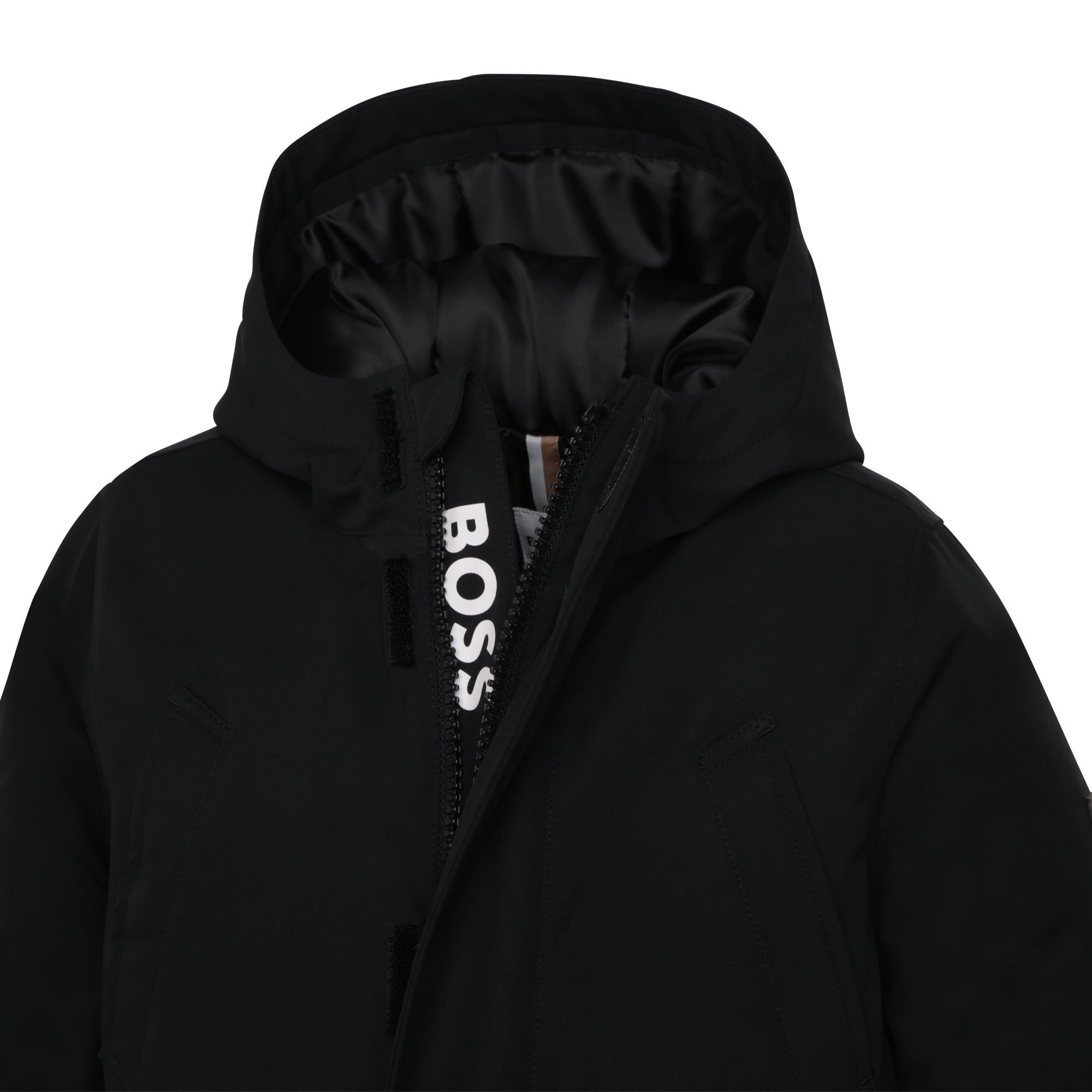 Boys Black Padded Coat