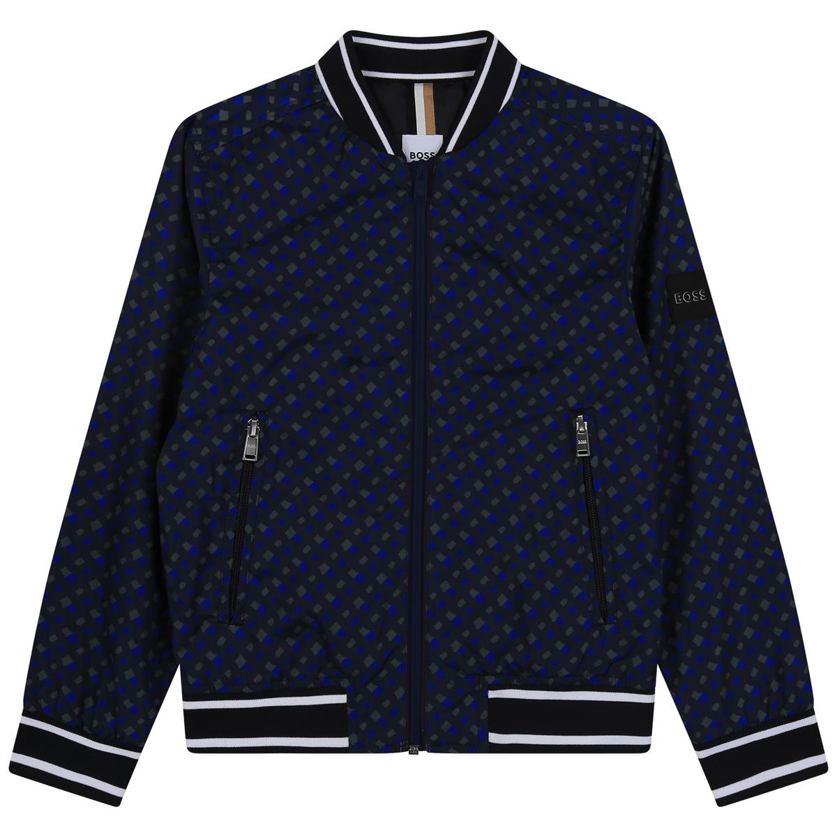 Boys Blue Zip-Up Jacket