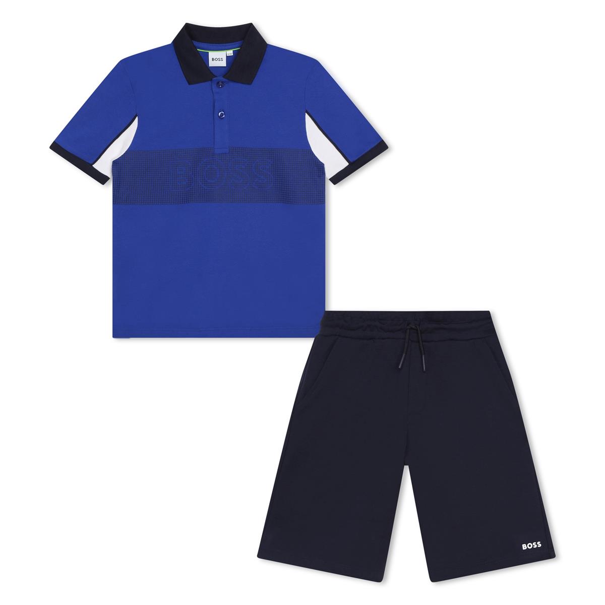 Boys Blue Cotton Set