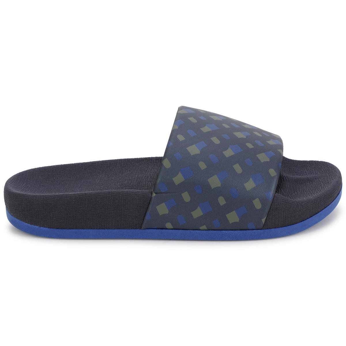 Boys Blue Logo Sandals