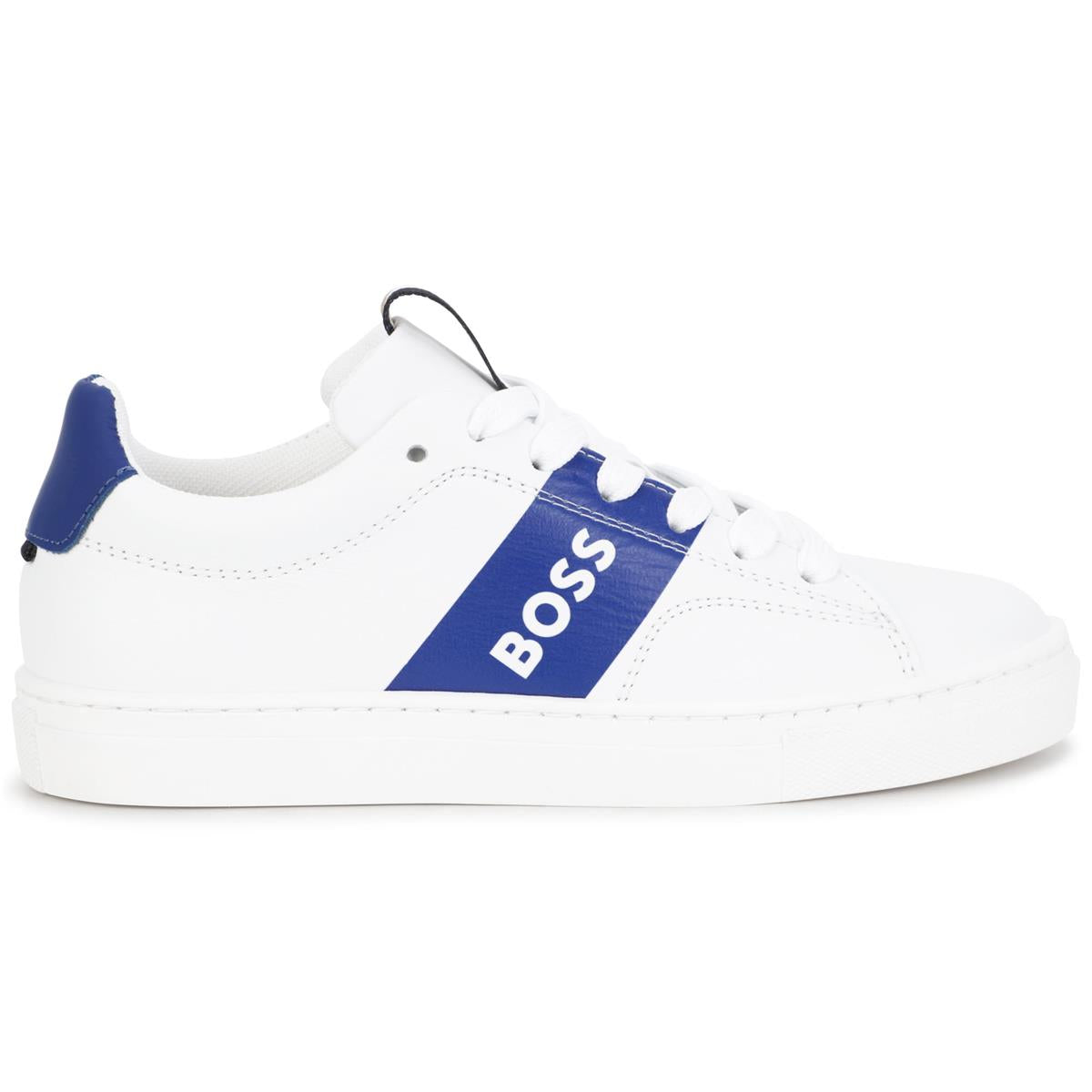 Boys White Logo Shoes