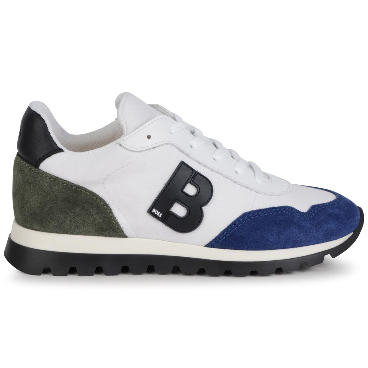 Boys White Logo Shoes