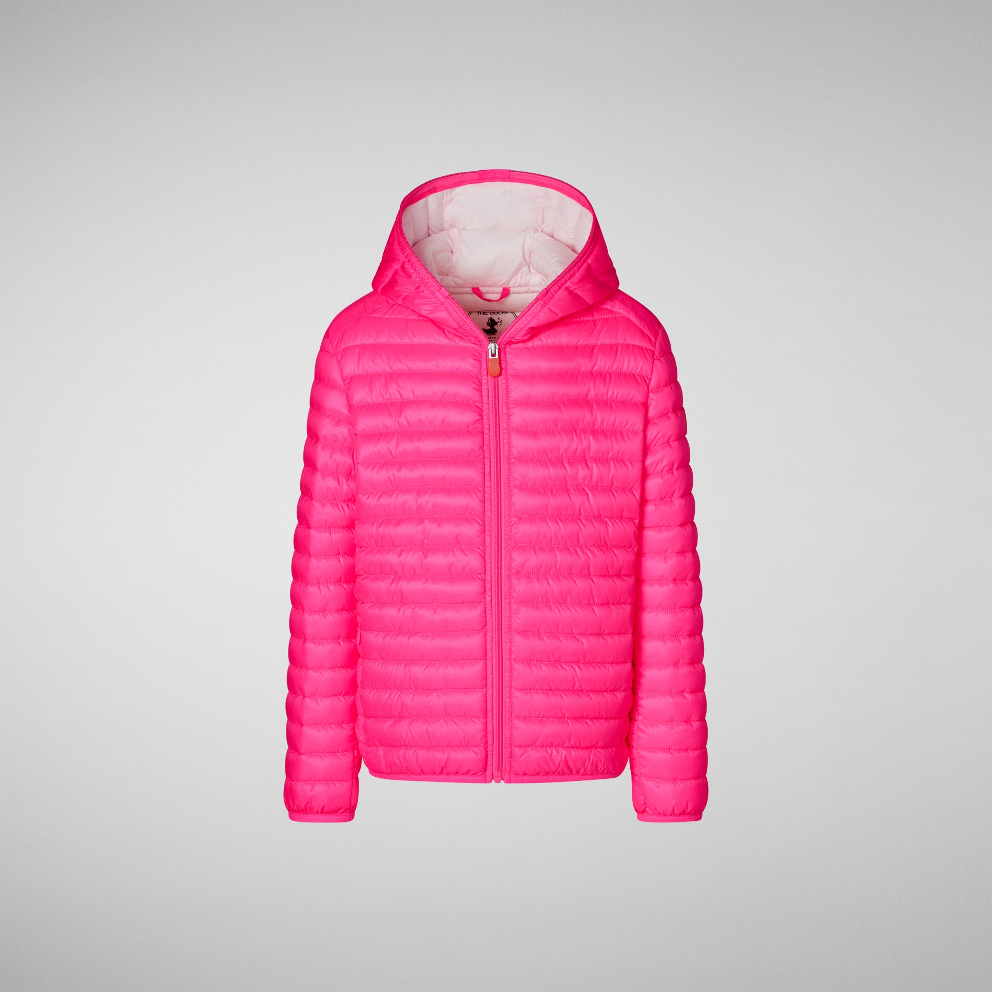 Boys & Girls Fluo Pink Padded Jacket