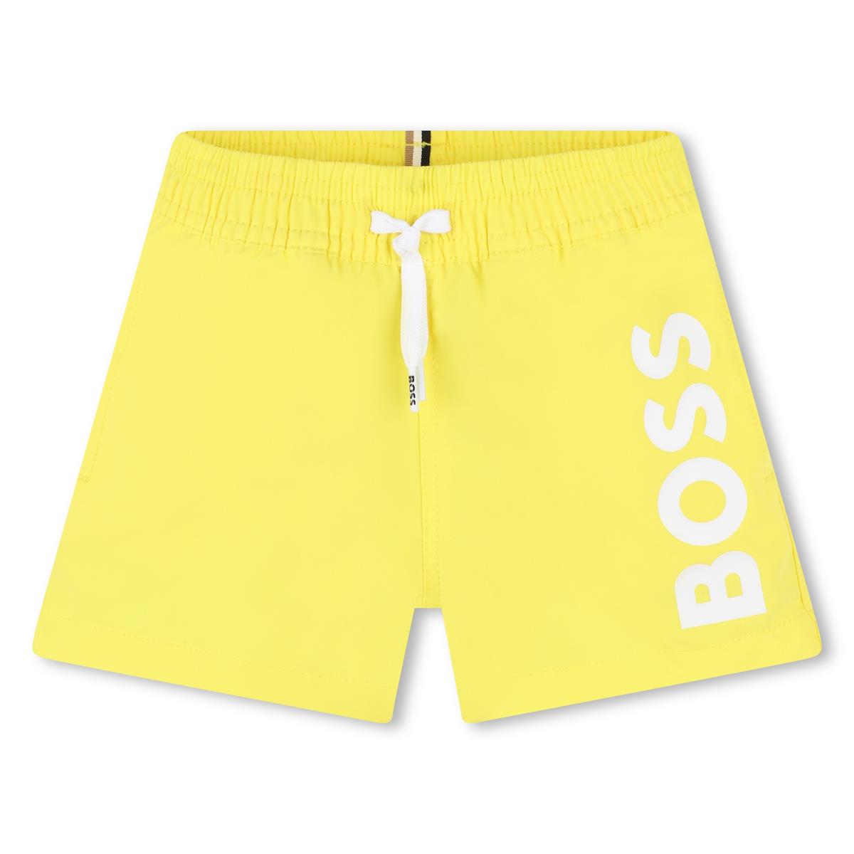 Baby Boys Yellow Swim Shorts