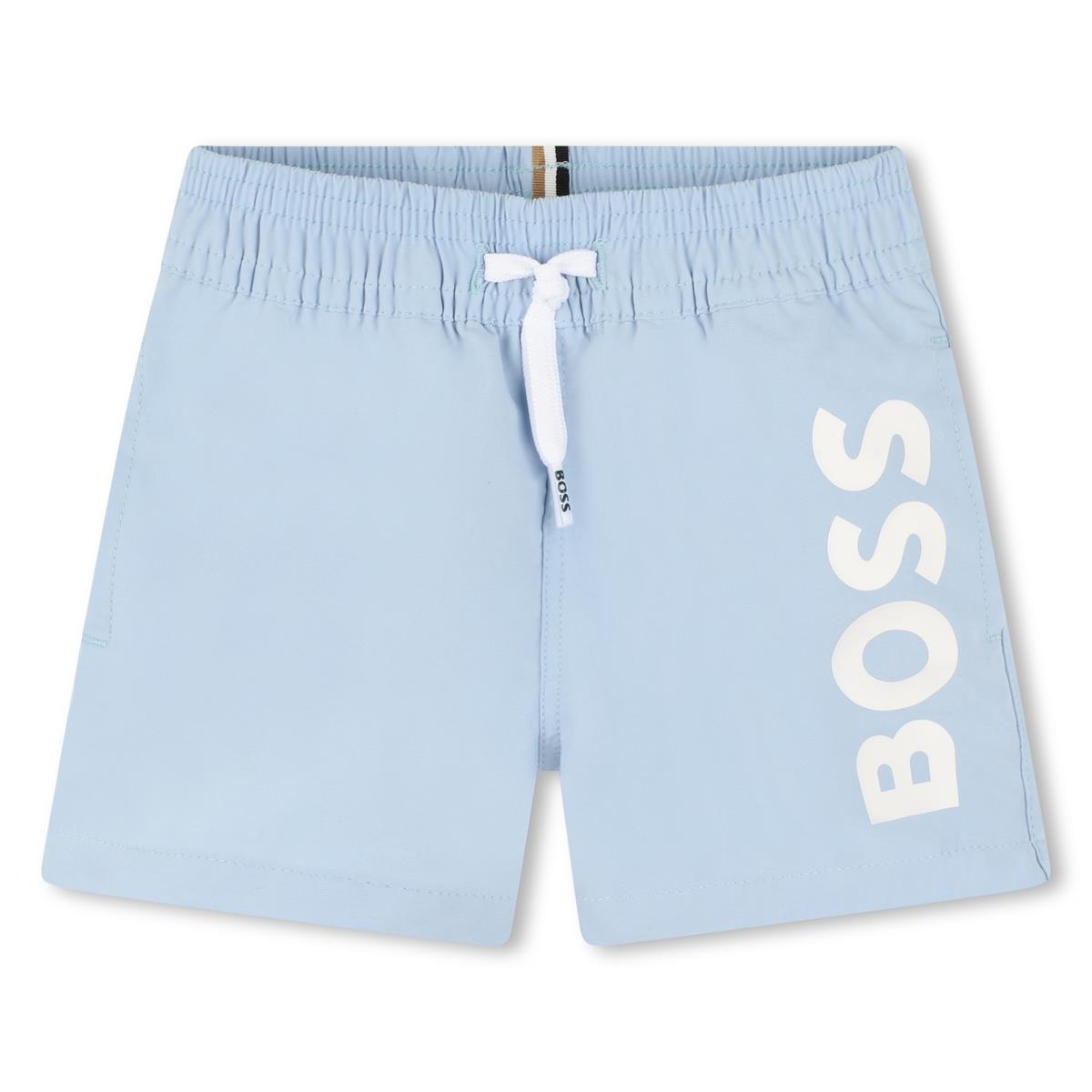 Baby Boys Light Blue Swim Shorts