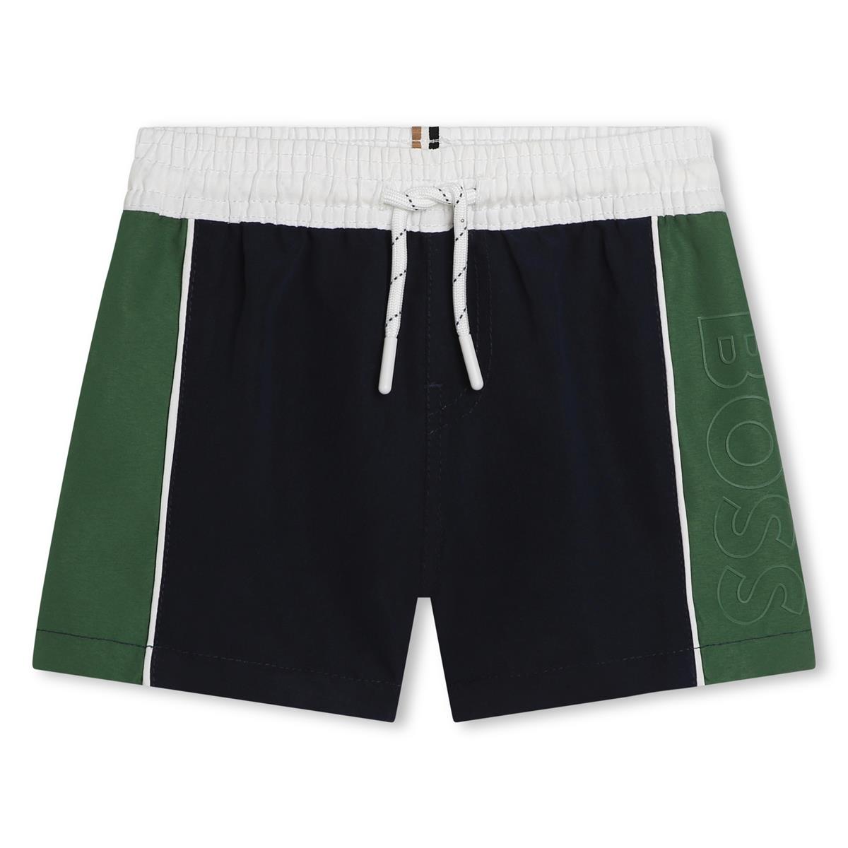 Baby Boys Green Swim Shorts