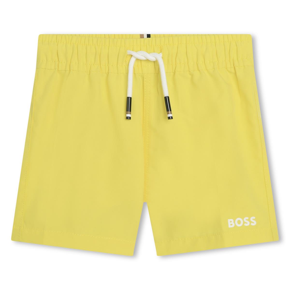 Baby Boys Yellow Swim Shorts