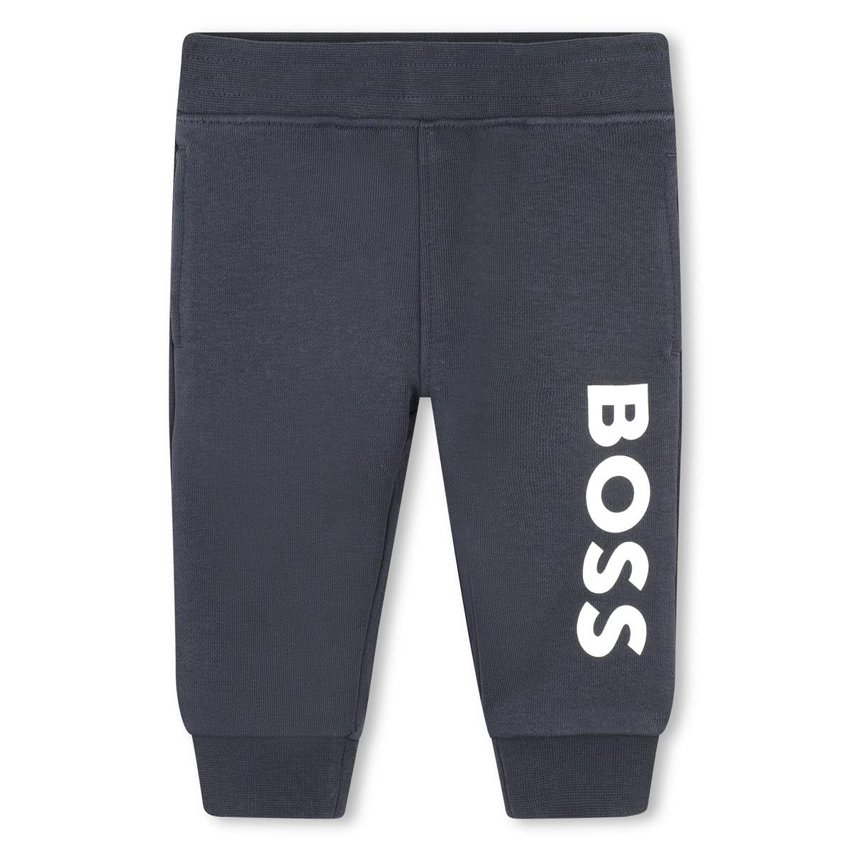 Baby Boys Navy Cotton Trousers