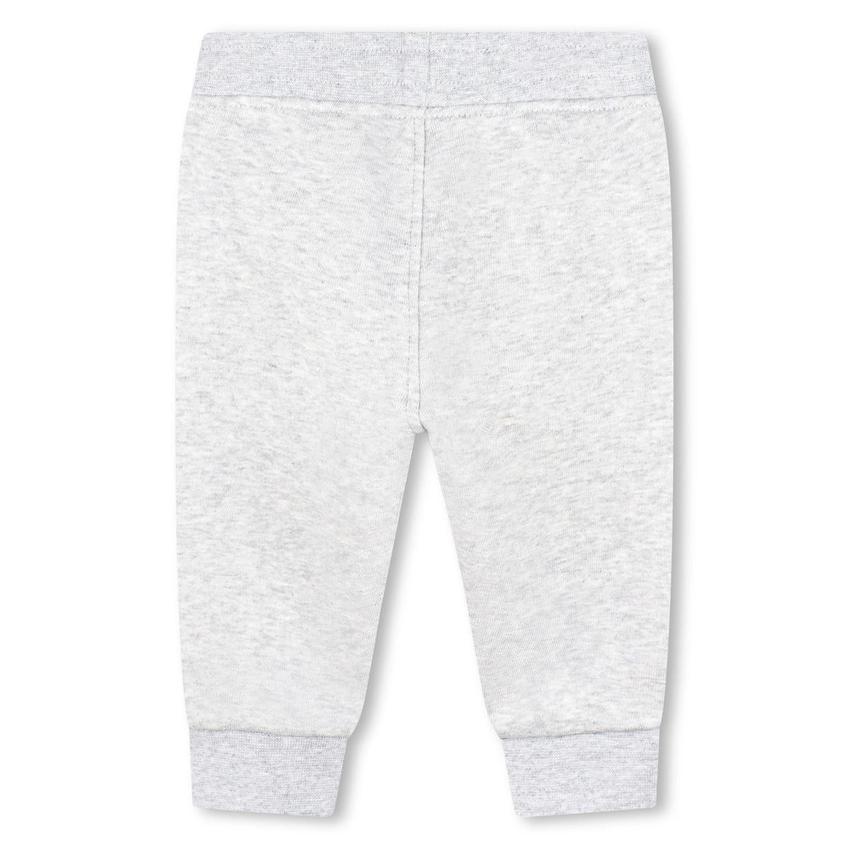 Baby Boys Light Grey Cotton Trousers