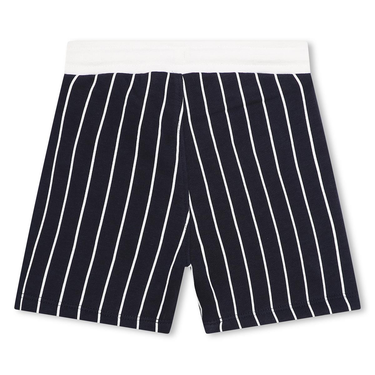 Baby Boys Navy Stripes Shorts