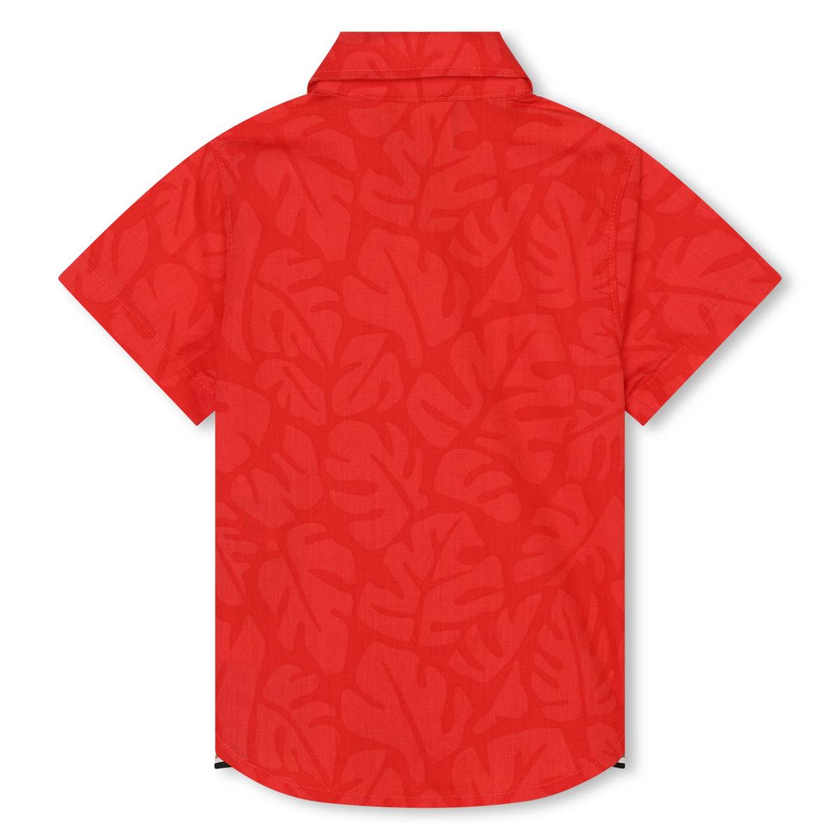 Baby Boys Orange Cotton Shirt